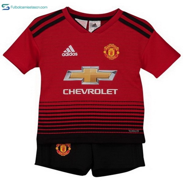 Camiseta Manchester United 1ª Niños 2018/19 Rojo